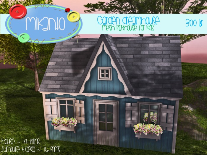 Mikanto's ~ Garden Dreamhouse (Blue)
