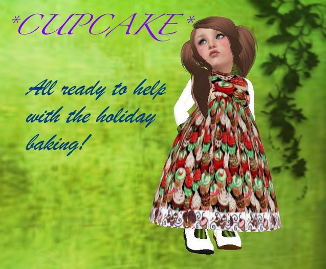 *Royal Ragamuffins* Cupcake Dress for TD