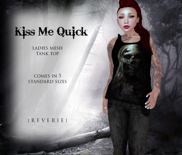 {REVERIE} Mesh Tank (F) - Kiss Me Quick