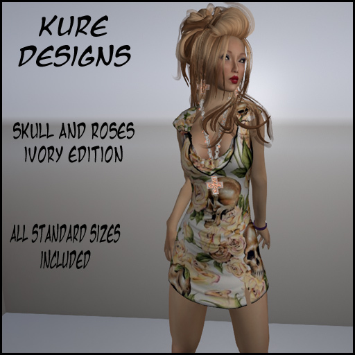 Skull n Roses Ivory Edition Dress box