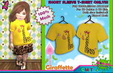 [SKTD] Toddleedoo Giraffette Short Sleeve Mesh Shirt
