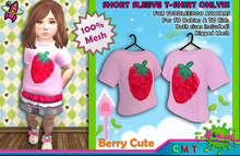 [SKTD] Toddleedoo Berry Cute Short Sleeve Mesh Shirt