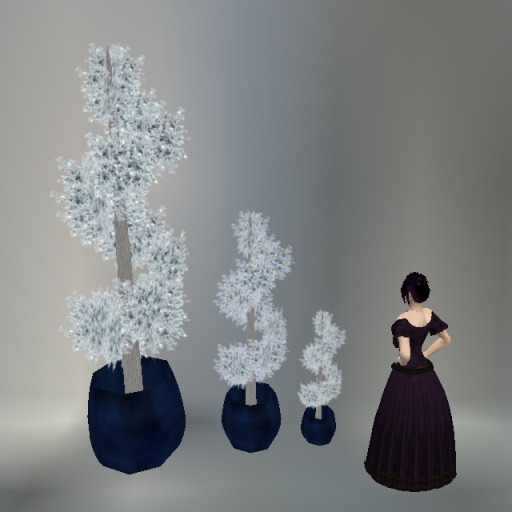 Twinkling Hanukkah Sculpted Spiral Topiary with Multi Pot F box
