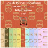 **BMI** 10 BMI WOODY THE OWL WALLPAPERS BOXED