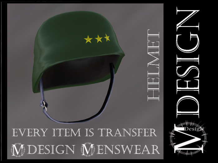 Green 3 star Generals Helmet
