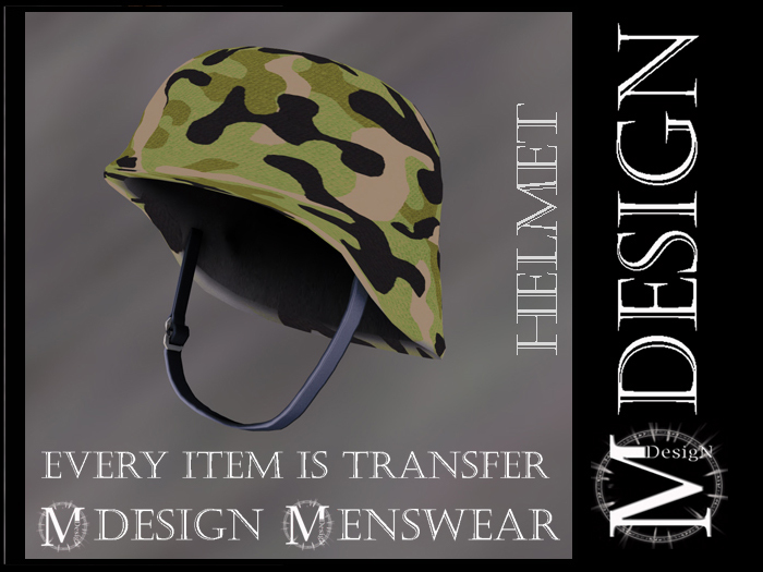 Green Camo Army Helmet