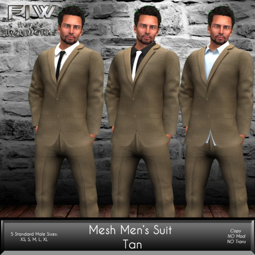 (BOX) FIW - Mesh Men's Suit - Dark Grey