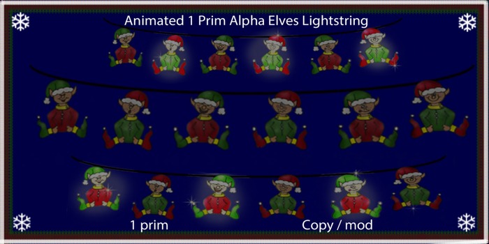 Animated alpha Elves lightstring