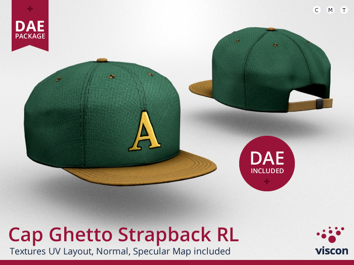 *viscon* Mesh Cap Ghetto Strapback RL - DAE Pack