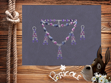Amethyst Necklace & earrings