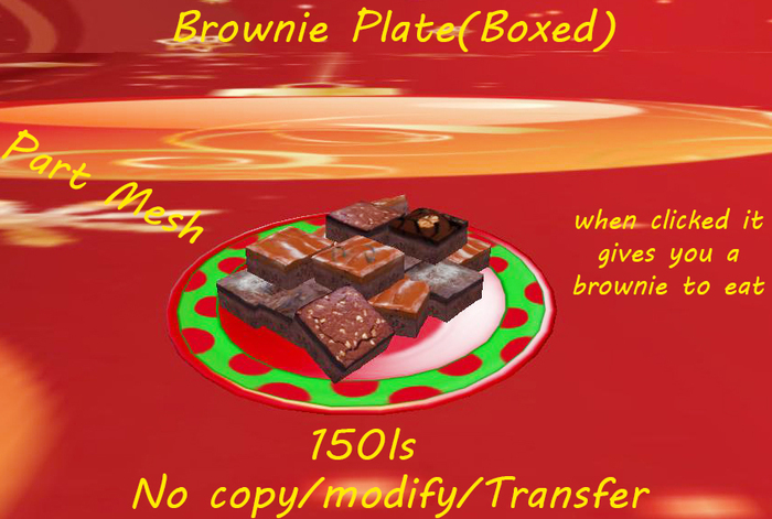 Brownie Plate(Boxed)