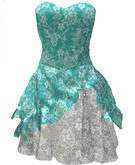 Lola DEMO Strapless Dress