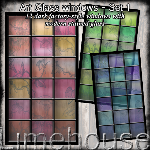 Art glass set 1 textures