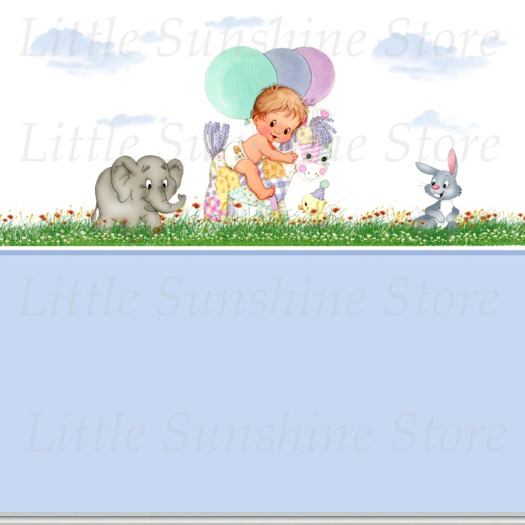 The Little Elephant - Blue- Little Sunshine Store