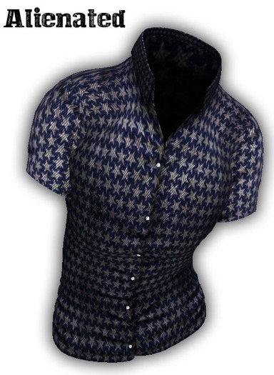 .::()A()::. :BlueStars: .Button Up SS Shirt XS