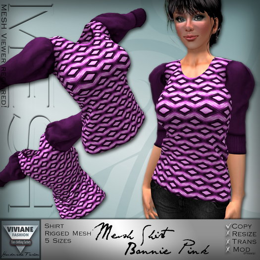 VF MESH Shirt Bonnie Pink