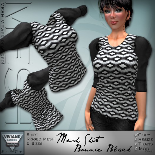 VF MESH Shirt Bonnie Black
