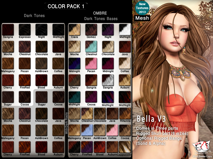 ^;^CaTwA^;^ Mesh Bella V3 Hair [1]