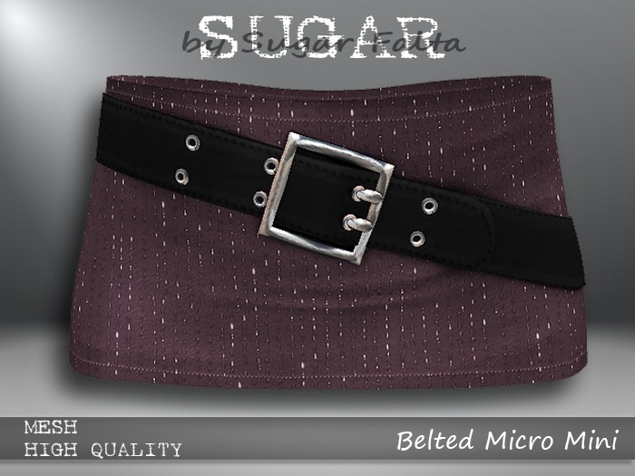 SUGAR Belted Micro Mini - LUSH BLUSH