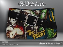SUGAR Belted Micro Mini - MONSTERS