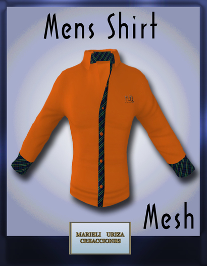 M.U MENS SHIRT ORANGE