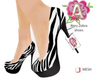 **//Akey//** Zebra shoes