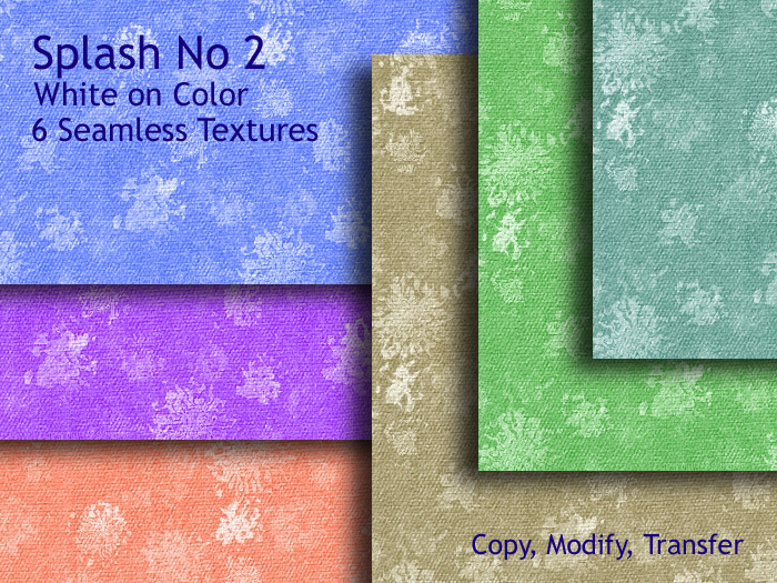 Splash No 2 *White on Color*