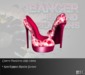 Cherry platform high heels