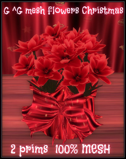 G^G mesh flowers Christmas