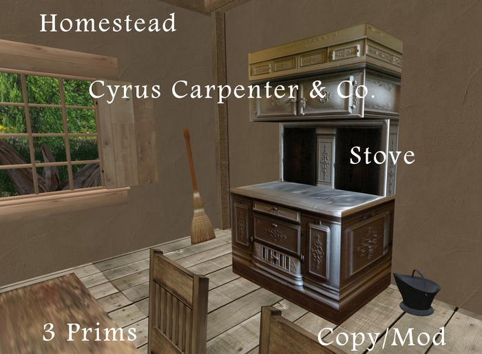 PHD~Little House Cyrus Carpenter & Co. Stove