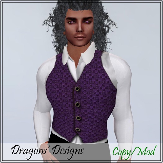 PurpleRaised-vest-Dragons'