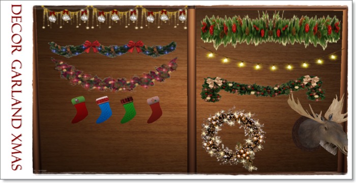 Garland and storcking xmas - PROMO