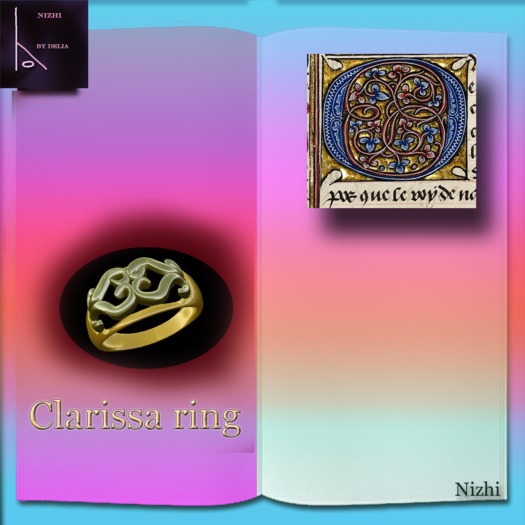 Clarissa golden ring