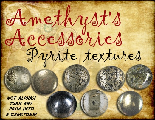 Pyrite Textures - Not Alphas! - BOXED Final
