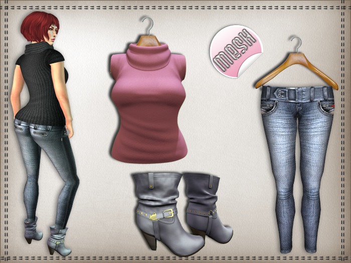 .::LIWEN::. Outfit-Sweater, jeans and Boot