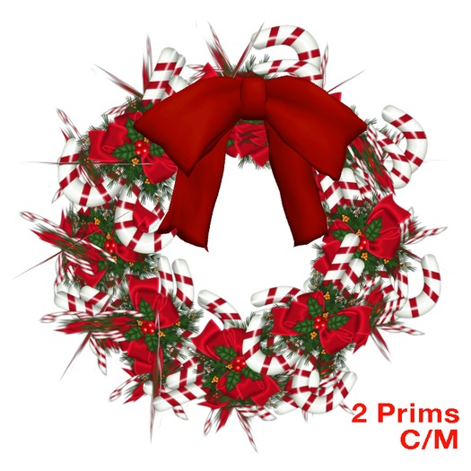 CHRISTMAS WREATH CANDY CANE