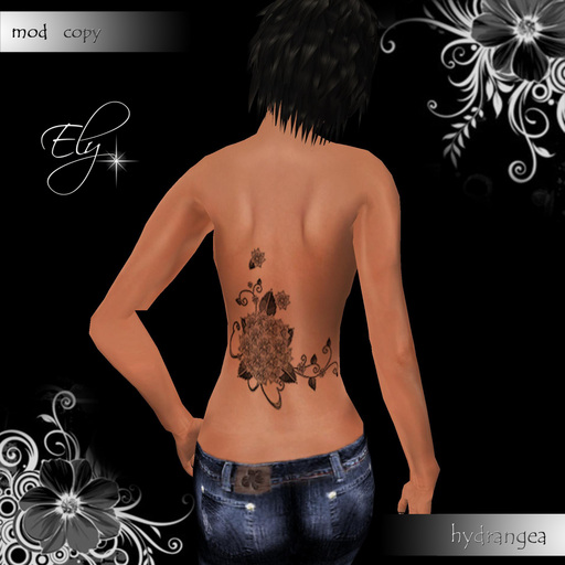 **Freebie** [EH] Tattoo hydrangea