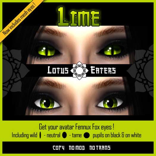 ::: Lotus Eaters ::: LE Lime Eyes