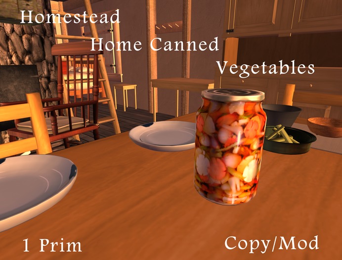 Homestead~Home Canned Vegetables