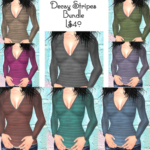 Decay Stripes Tee Complete Bundle