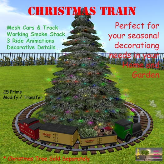 Christmas - Rideable Deluxe Train (Li 25)