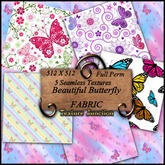 ~TJ~  Beautiful Butterfly Fabric