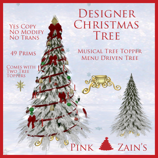 Christmas Tree - Green&Snow /Red / White