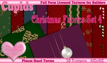 *Cupids Textures * 20 CHRISTMAS FABRICS 4