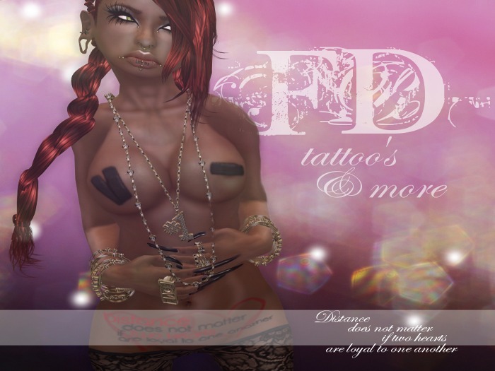 -FD- Two Hearts Tattoo