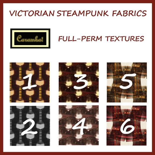 Victorian Steampunk textures