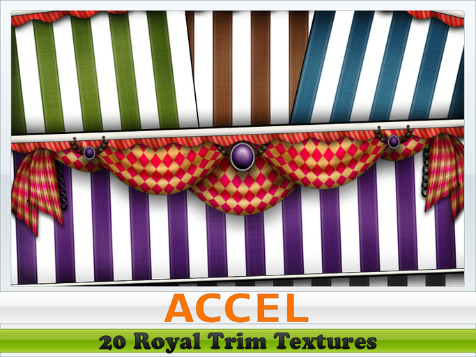 [VS] 20 Royal Trim Textures