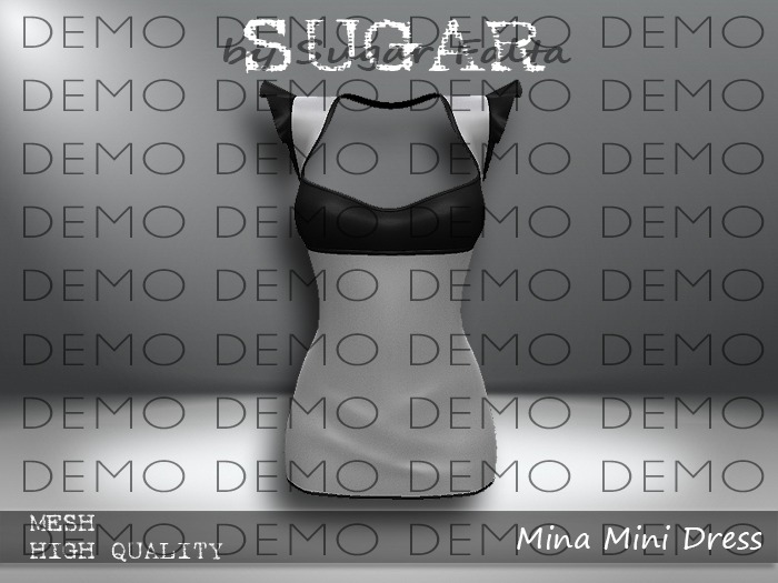 Second Life Marketplace - SUGAR - Mina Mini Dress - DEMO