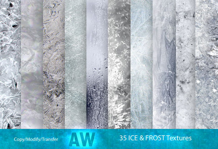 *AW* 35 ICE & FROST Textures