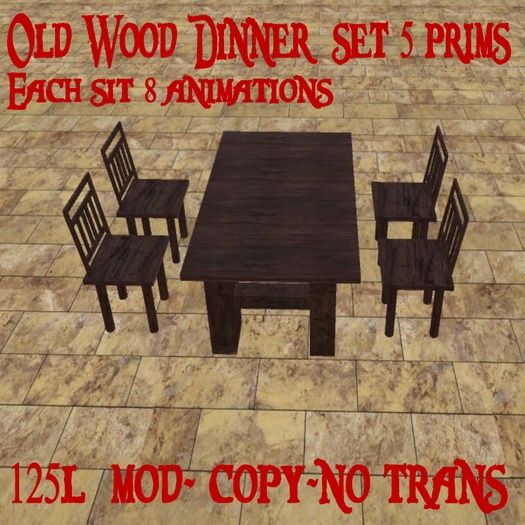 Old Wood dinner set (MN)(Box)